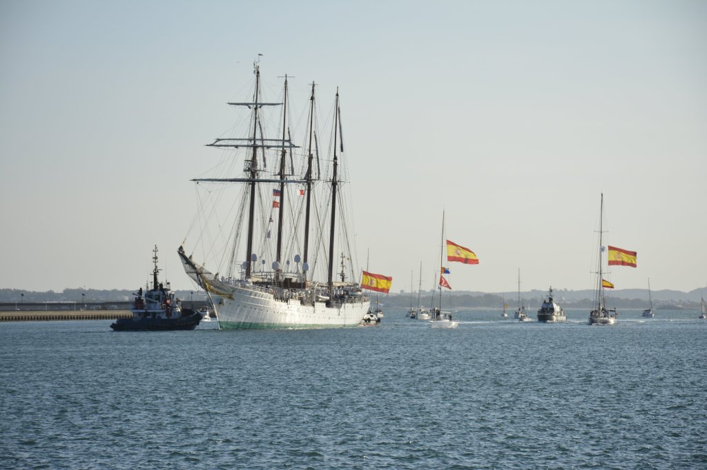 “Juan Sebastián de Elcano”regresa a Cádiz y termina su XCV Crucero de&nbsp;Instrucción