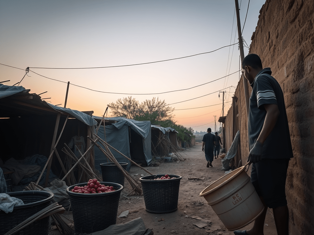 Temporeros inmigrantes claman por agua potable y dignidad en los asentamientos de&nbsp;Huelva