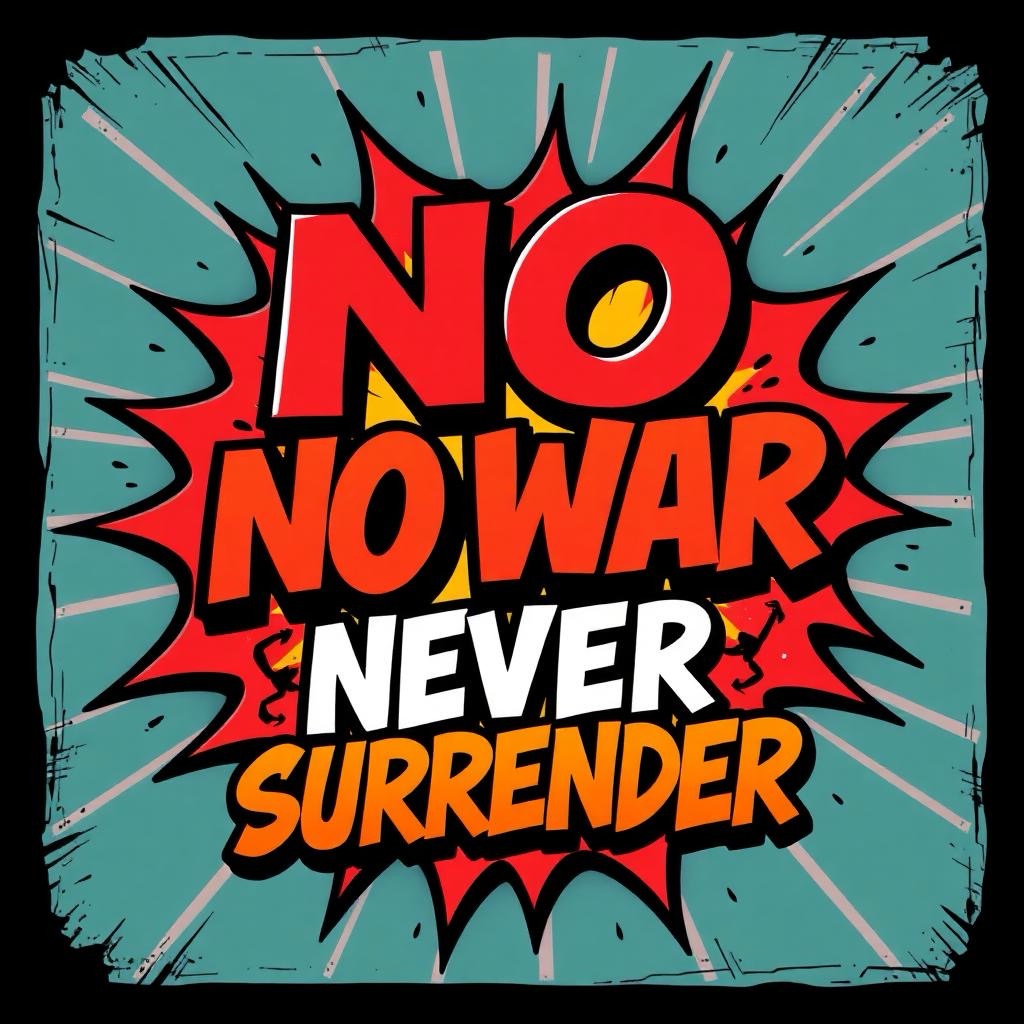 No a la guerra nunca te rindas